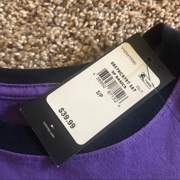 Mens Tommy Hilfiger classic vintage tee - Picture 4 of 4